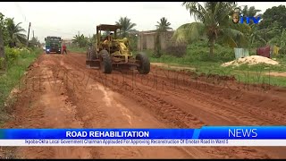 IkpobaOkha LG Chairman Applauded For Approving Reconstruction Of Emotan Road In Ward 5 [upl. by Samara]