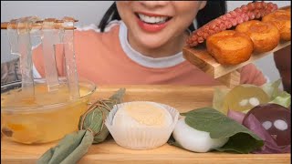 DESSERT TASTE TEST ASMR EATING SOUNDS LIGHT WHISPERS  SASASMR [upl. by Josefa]