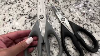 KitchenAid All Purpose Kitchen Shears with Protective Sheath Durable Stainless Steel Scissors [upl. by Winter]