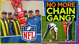 NFL to replace quotChain Gangquot with quotHawkEyequot for 1st Downs [upl. by Johen]