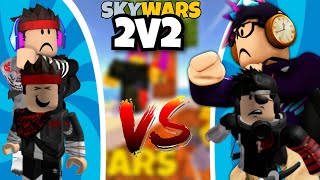 2V2  NaiTrixVex amp masterindiarocks VS Aimargama And uzziahbbc ROBLOX SKYWARS [upl. by Amena]