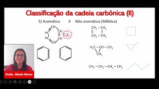 Química Orgânica aula 05 Classificação da cadeia orgânica II quimicaenem estudaratepassar [upl. by Phenica]