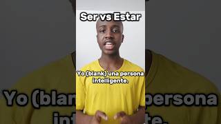 SER VS ESTAR practice easyspanish shorts youtube education [upl. by Atekahs117]