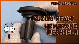 Membrane Suzuki RF600 BJ9396 wechseln Schritt für Schritt vom Vergaseronkel [upl. by Graybill]