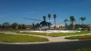 Sikorsky S76 Helicopter take off at Saint Johns Regional Medical Center Oxnard CA [upl. by Nottarts]