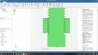 DesignSpark Mechanical Tutorial Metric threads [upl. by Thomey617]