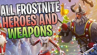 FORTNITE  How To Get Every Frostnite Event Hero And Weapon Patch 710 Details [upl. by Nhguahs]