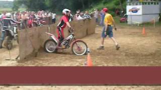 GUY RIDES TRIALS BIKE UP AND DOWN A 200FT HILLCLIMB MUST SEE [upl. by Sairu]