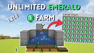 The ULTIMATE Minecraft Emerald Farm1211 Tutorial [upl. by Reham516]