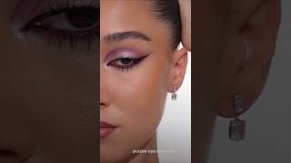 Purple Eye makeup look 💜youtubeshorts amazing shortsfeed eyemakeup eyeliner eyes eyeshadow [upl. by Klapp440]