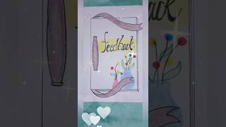 Cover page ideas simple and easy page boarder designs  ✨️ ezpzart art shortvideo [upl. by Jaqitsch]