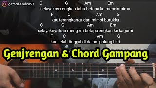 Kunci Gitar TENTANG AKU KAU DAN DIA  Kangen Band  Versi Genjrengan Mudah [upl. by Vod400]