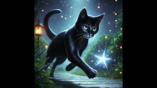 Luna the Starcatcher Cat 🌌🐾 A Magical Tale of Light and Hope cat cute catshorts [upl. by Norvall]