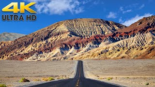 45 Hours of Death Valley National Park Scenic Desert Driving 4K California [upl. by Annadal]