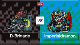 Digimon TCG DBrigade vs Imperialdramon BT16 Match [upl. by Notirb766]