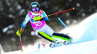 Atle Lie MCGRATH  Winner  Slalom Run 1  Wengen SUI  2024 [upl. by Aehta160]