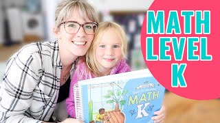 DO A MATH LESSON WITH US  The Good amp The Beautiful Level K Math  Homeschool Math Curriculum [upl. by Johnston]