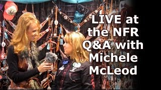 LIVE from the NFR  QampA with Professional Barrel Racer and NFR Qualifier Michele McLeod [upl. by Berger]