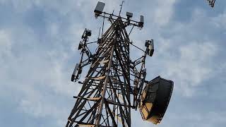 TOWER SITE TOUR  TV FM RADIO CELL SITE  TOP OF CROWDERS MOUNTAIN STATE PARK KINGS MOUNTAIN NC [upl. by Bendite575]