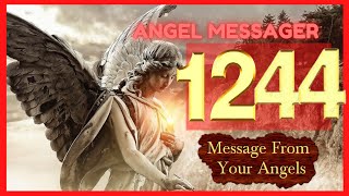 🎯Angel Number 1244 Meaning🔥 connect with your angels and guides [upl. by Lissi]