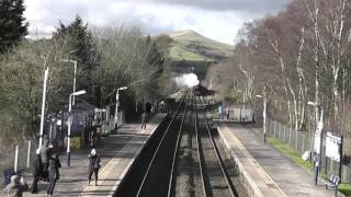 Hathersage Steam Train 20160214 [upl. by Adnarym]