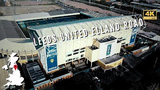 Leeds Elland Road Stadium from Above Breathtaking 4K Aerial Drone Tour of Legendary Football Venue [upl. by Trebla]