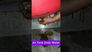 Air Compressor Tank Drain Waterautomobile mechanic airtank shorts AutoMechanic88 [upl. by Demetria]