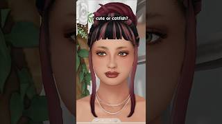 cute or catfish challenge 👀  the sims 4 sims thesims4 sims4 shorts [upl. by Marbut]