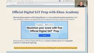 Khan Academys Official Digital SAT Prep Webinar [upl. by Nnaitak]