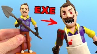 ЛЕПИМ СОСЕДА из игры Hello Neighbor  ПРИВЕТ СОСЕД EXE [upl. by Errot]