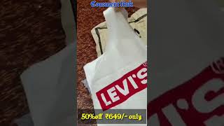 Levis Brand logo printed pure cotton Tshirt under 649 viralvideo viralshorts menswear [upl. by Klug155]