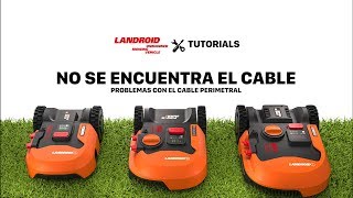 Landroid 2019 NO SE ENCUENTRA EL CABLE  español  worxcom [upl. by Htebizile]