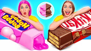 Bubble Gum vs Chocolate Food Challenge  Epic Food Battle by TeenDO Challenge [upl. by Staffan260]