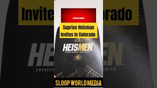 AMAZING HEISMAN NEWS Invites Came In deion coachprime viralvideo viralshorts heisman travis [upl. by Kiersten]