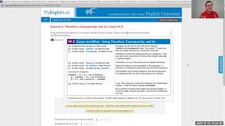 193 Cause and Effect using therefore consequently and so [upl. by Hawk]