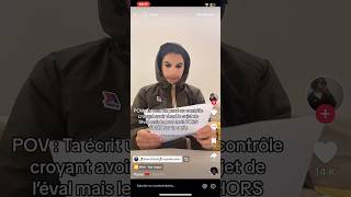 pavé controle cours reel tiktok humour repost memes faitesmoipercer fypシ゚viral school [upl. by Anitnoc844]