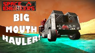 Space Engineers  Evolution of Drones  Big Mouth Hauler [upl. by Feirahs]