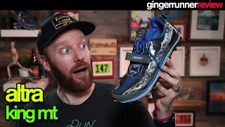 ALTRA KING MT REVIEW  The Ginger Runner [upl. by Kerwin]