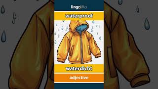 🇬🇧🇳🇱 waterproof  waterdicht  learn English  laten we Engels leren [upl. by Vogel]