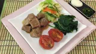 ฺ๋Japanese Beef Steak Recipes สเต็กเนื้อแบบญี่ปุ่นประยุกต์ Gyuuniku no suteki [upl. by Alvord374]