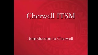 Introduction to Cherwell [upl. by Musetta]