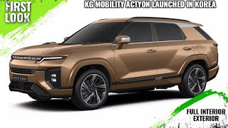 KG Mobility SsangYong Actyon SUV Launched In Korea  First Look  Full Interior Exterior [upl. by Sieracki606]