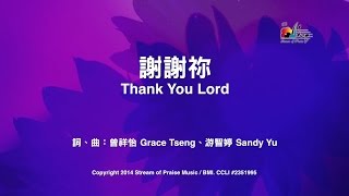 【謝謝祢 Thank You Lord】官方歌詞版MV Official Lyrics MV  讚美之泉敬拜讚美 19 [upl. by Christabella]