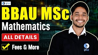 BBAU University Lucknow MSc Mathematics Full Information Eligibility Criteria Seats amp Fees [upl. by Kielty359]