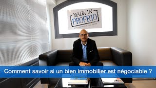 Comment savoir si un bien immobilier est négociable   Conseil immobilier [upl. by Danais]