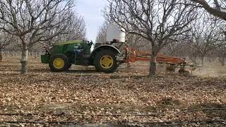 Autonomous Orchard Tractor with Rake [upl. by Ennayllek490]