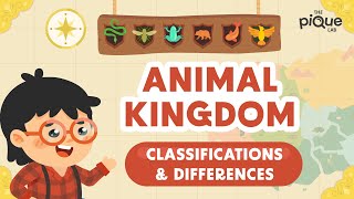 Animal Kingdom Classifications amp Differences  Primary School Science Animation [upl. by Gish247]