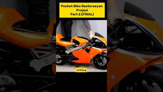 Hurda Pocket Bike Restorasyonu  Part 2 Final restorasyon pocketbike tamir final [upl. by Hoebart]