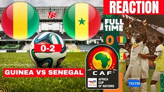 Guinea vs Senegal 02 Live Africa Cup Nations AFCON Football Match Score Teranga Lions Highlights [upl. by Harlen601]