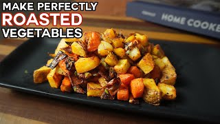 4 cooking tips to make Perfect Roasted Vegetables [upl. by Neladgam]